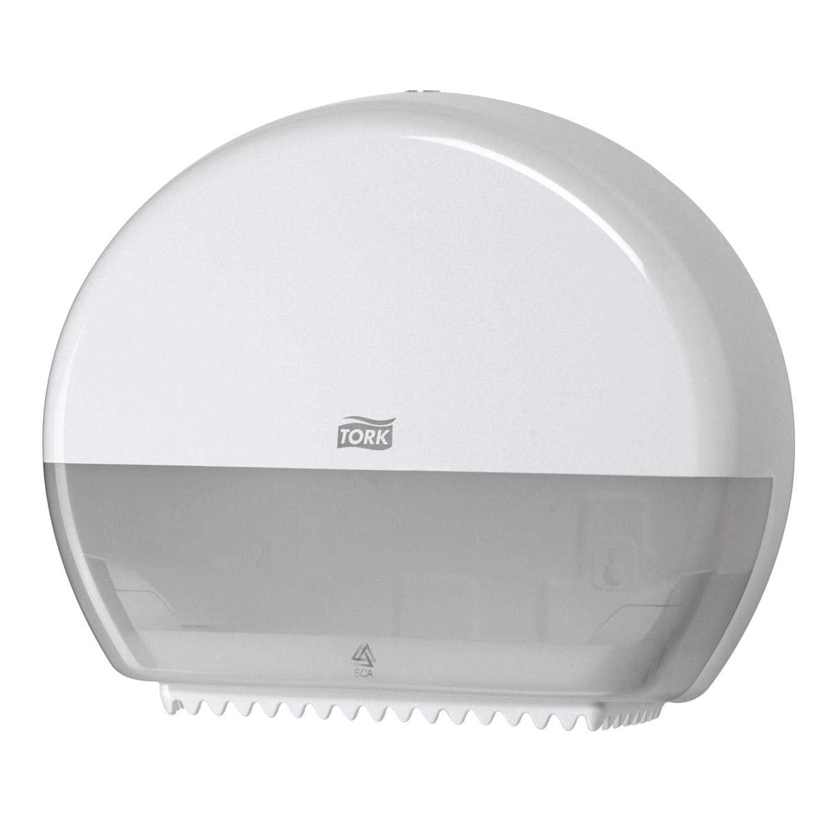 Tork Mini Jumbo Toilet Roll Dispenser T2 - White (Ref: 555000)