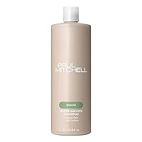 Vista 1 de Paul Mitchell Super Smooth Shampoo, Controls Frizz, Adds Softness, For Frizzy Hair
