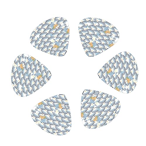 Lot de 12 médiators en forme d’écailles de sirène Ginkgo Biloba Wave Blanc pour guitare électrique, basse acoustique, cadeau avec boîte - Les Beatles, Paul McCartney, John Lennon, RIngo Starr, George Harrison Lot de 12 médiators en forme d'écailles de sirène Ginkgo Biloba Wave Blanc pour guitare électrique, basse acoustique, cadeau avec boîte – Image 3