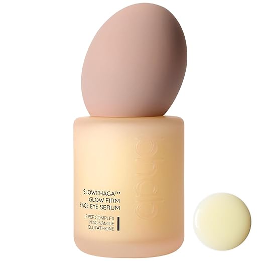 BHAB SLOWCHAGA Glow Firm Face & Eye Serum with Niacinamide, Peptides & Glutathione - Lifting, Firming, Glass Skin Glow, Deep Hydration & Barrier Support Korean Skincare 1.69 fl oz (50ml)