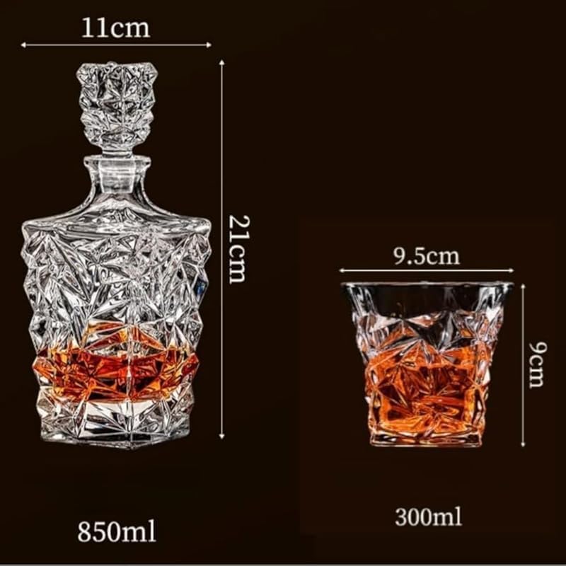 ウイスキーセット、ヴィンテージ高級ワインセット、ワインフラスコ、大容量、お手入れ簡単、エレガントな飲酒体験を提供