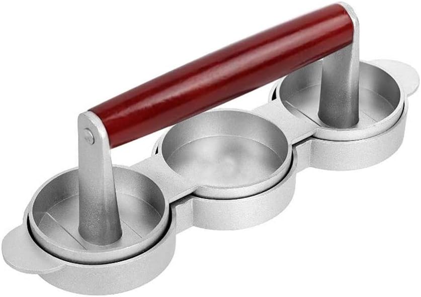 Hamburger Press Non Stick Triple Burger Mini Patty Maker Kitchen Gadgets Tools