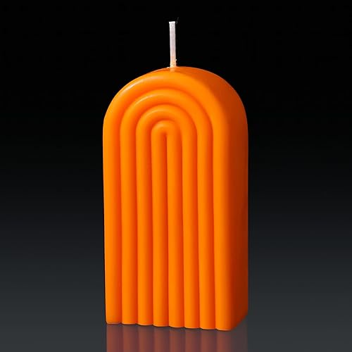 Coume Velas geométricas en forma de arco, velas geométricas perfumadas en forma de U, velas minimalistas, velas aromáticas de cera de aroma, velas
