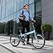 Max4out 20 inch Folding Bike,7 Speed Lightweight City Commuter,Foldable Bike for Adults with Aluminum Frame Step Through Collapsible Bike for Women Men Seniors(Black/White/Blue/Pink)