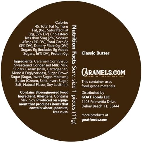Caramels.com Sea Salt & Salted Caramel Candy | Soft Caramel Candy Individually Wrapped | Creamy Gourmet Carmel Candy Gift Box for Family, Holidays & Parties | Salted Caramel Gifts Duo Pack - 5