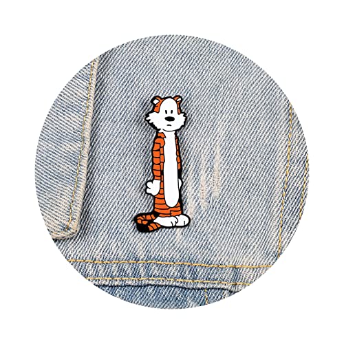 Image of Cute Enamel Pins Cartoon Lapel Pin Brooch Badge for Backpack Jackets Funny Tiger Pins for Gift Anime Enamel Pin for Clothing Hat Decoration