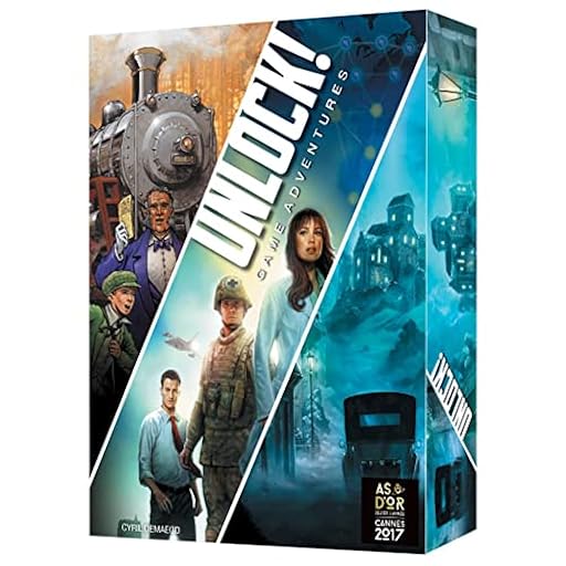 Asmodee | Unlock! Game Adventures |Juego de Mesa de Escape Room para Adultos y Familias | A Partir de 10 Años | De 1 a 6 Jugadores | 60 Minutos por Partida | Español | Ya disponible en tu tienda friki favorita! En mundofriki.es!