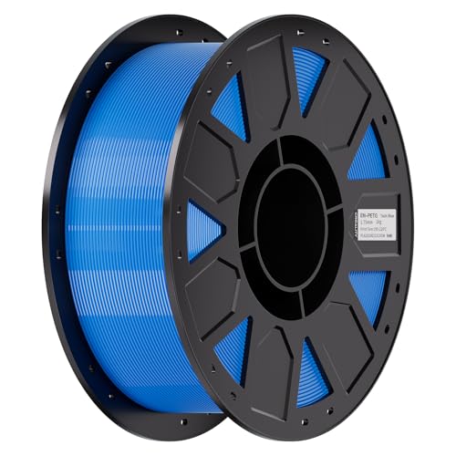 Image of Creality Ender PETG 3D Printer Filament 1.75mm 1KG (2.2lbs), High Precision, Strong Toughness, Odorless, Better Flow, Moistureproof 3D Printing Ender PETG Filament, Tech Blue