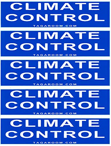 Tag-A-Room Color Coded Home Moving Box Label Sticker (Climate Control)