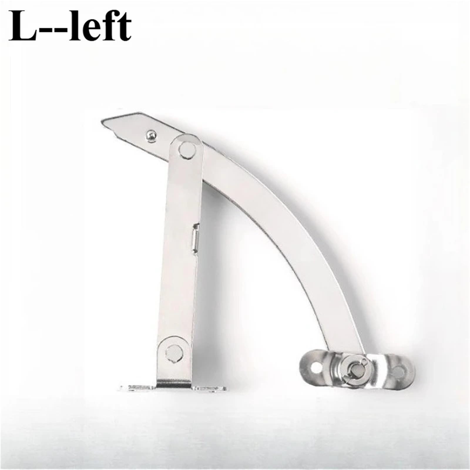 2 Pezzi Limitatore Di Porta Localizzatore Piatta Antivento Pieghevole Tirante Estrapolante Asta Fissa Accessori Hardware For La Casa Chiudiporta Per Porte(L x Left)