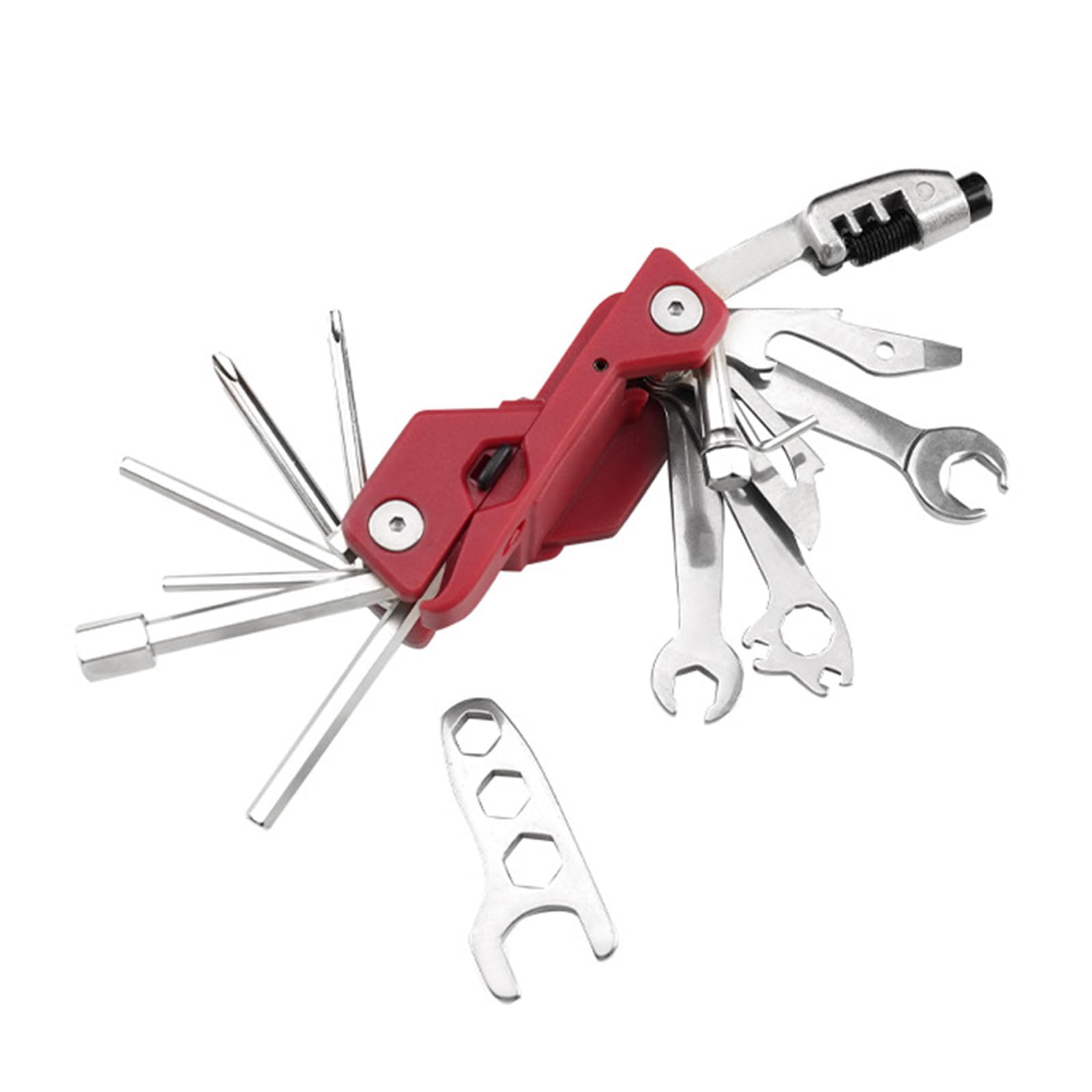 ohohulo Multifunctional Cycling Maintenances Tool Mountain Bikes Repair Tool Screwdriver Wrench Tool Practical for Cyclists