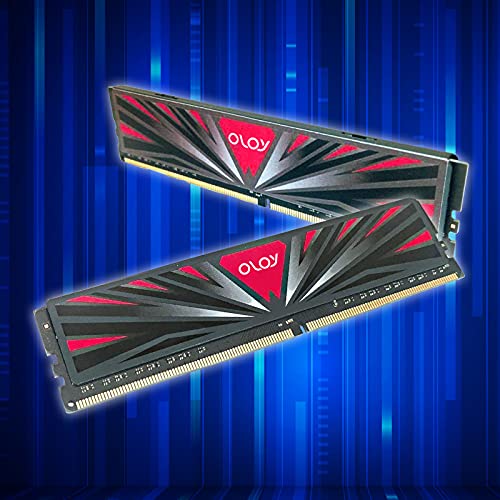 Image of OLOy DDR4 RAM 16GB (2x8GB) Black Hummingbird 2400 MHz CL17 1.2V 288-Pin Desktop UDIMM (MD4U082417BBDA)