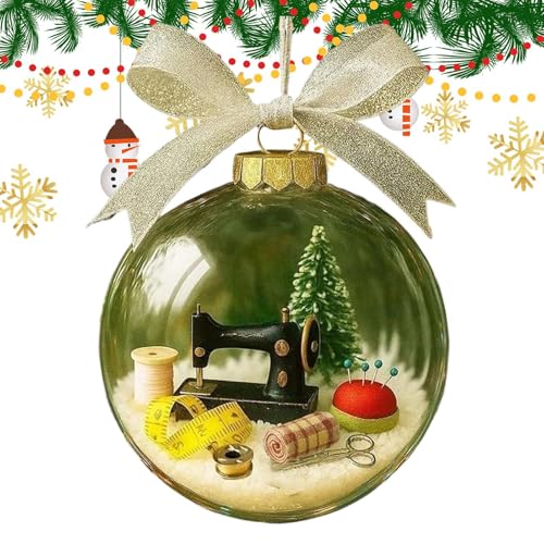 fayarrd Ornament Schneekugel für Weihnachten, Schneeballornament,...