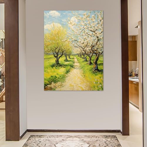 Affiches paysage de route de campagne rétro pour créer un espace de détente au bureau