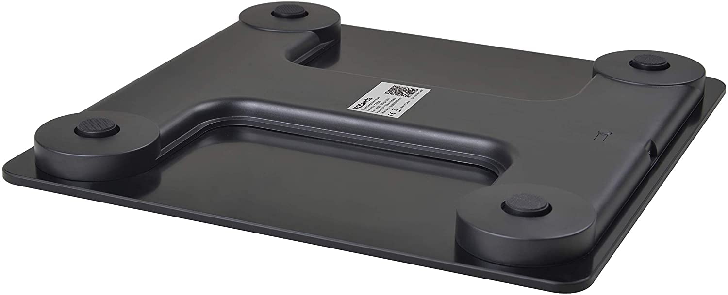 Bilancia pesapersone Bluetooth, bilancia digitale con 7 dati, visualizzazione chiara su grande schermo LED per app iOS e Android, massimo 180 kg