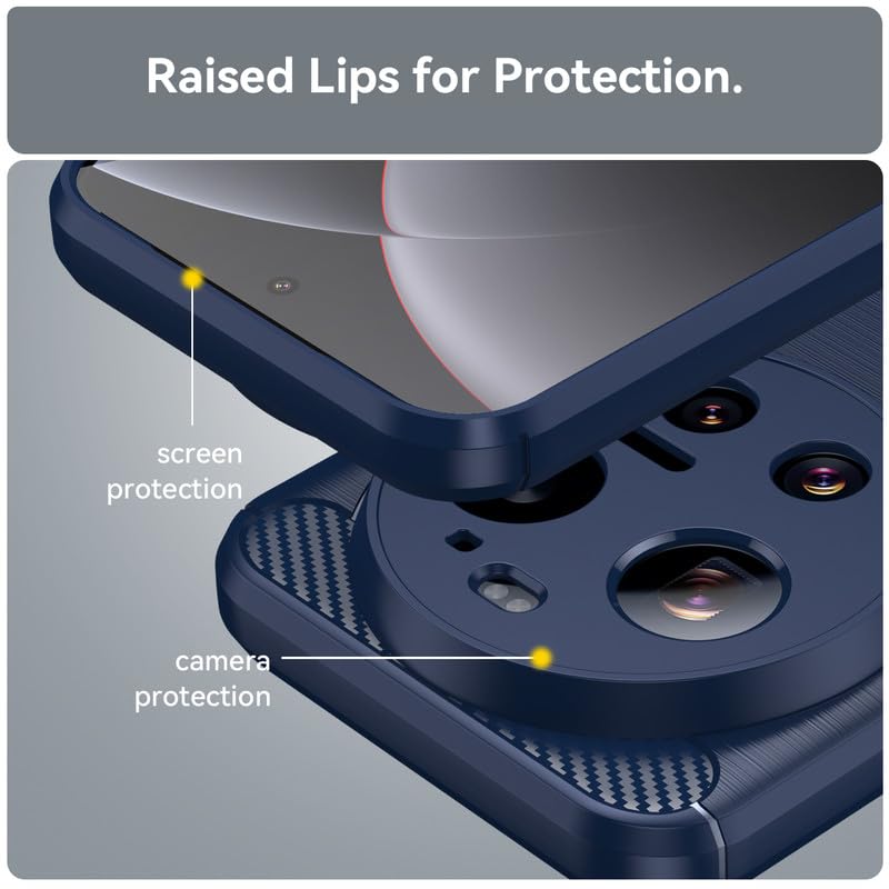 Image of Basic Case for Xiaomi 17 Ultra (Carbon Fibre Blue)