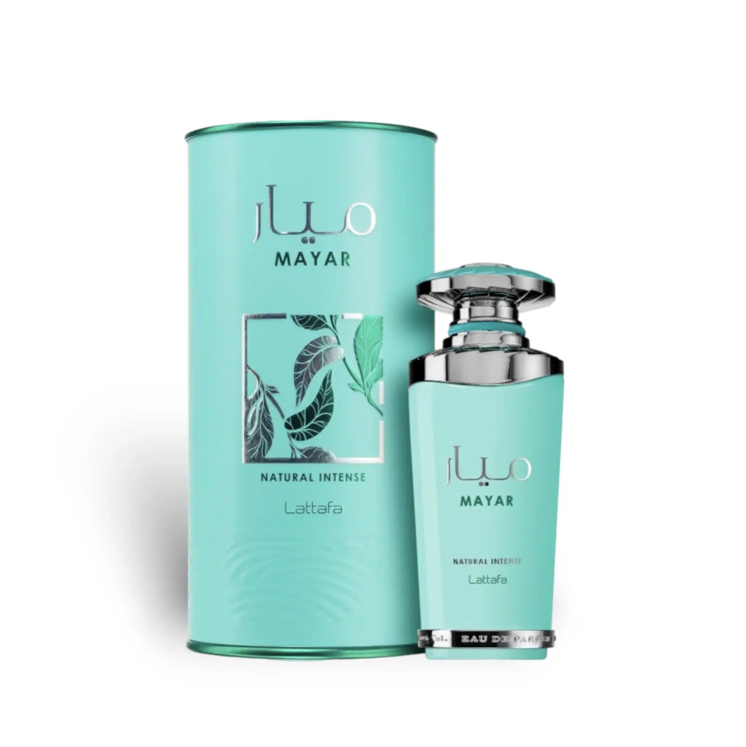 Perfume Mayar Natural Intense Eau de Parfum 100 ml, Perfume Árabe para Mujer de Larga Duración, Incluye Atomizador Recargable, Fragancia Acuática con Notas de Coco, Lirio y Vainilla (Natural Intense)
