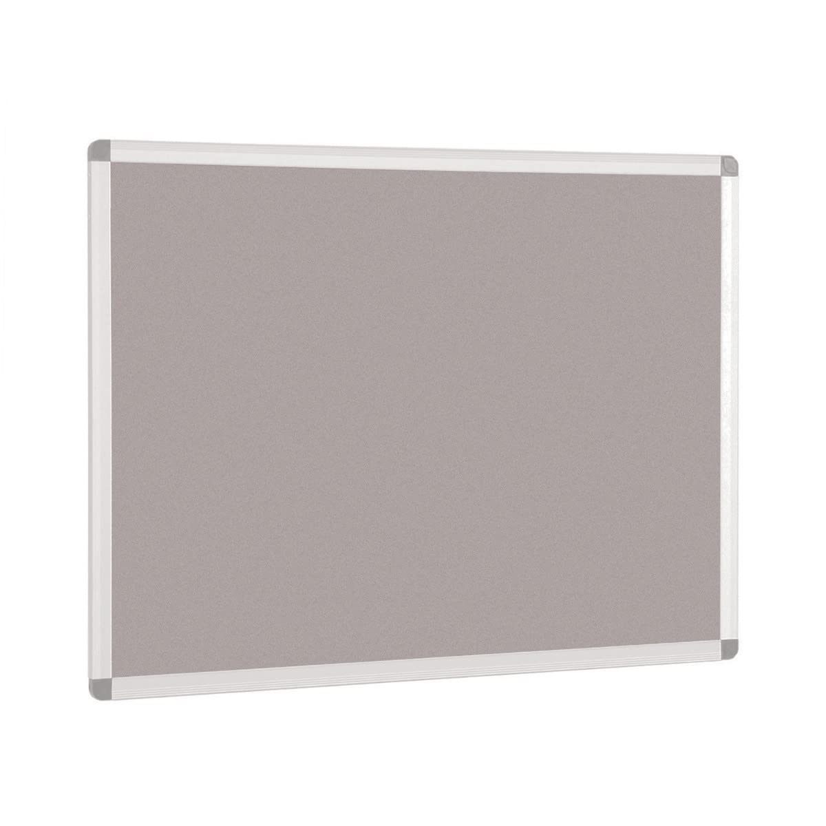 Aluminium Framed Notice Boards - 1500mm x 1200mm - Grey