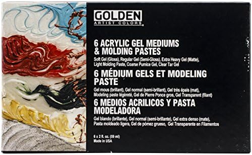 Golden Introductory Acrylic Gel Mediums and Molding Paste Set