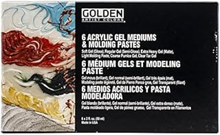 Golden Introductory Acrylic Gel Mediums and Molding Paste Set