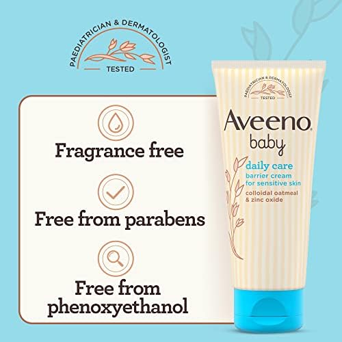 AVEENO® Baby Daily Care Barrier Cream 100ml | Baby Nappy Cream | Suitable for Newborn Baby Sensitive Skin