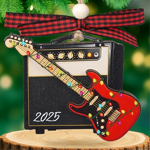 Guitar Christmas Ornament - Electric Guitar Ornament - Guitar Ornament -...