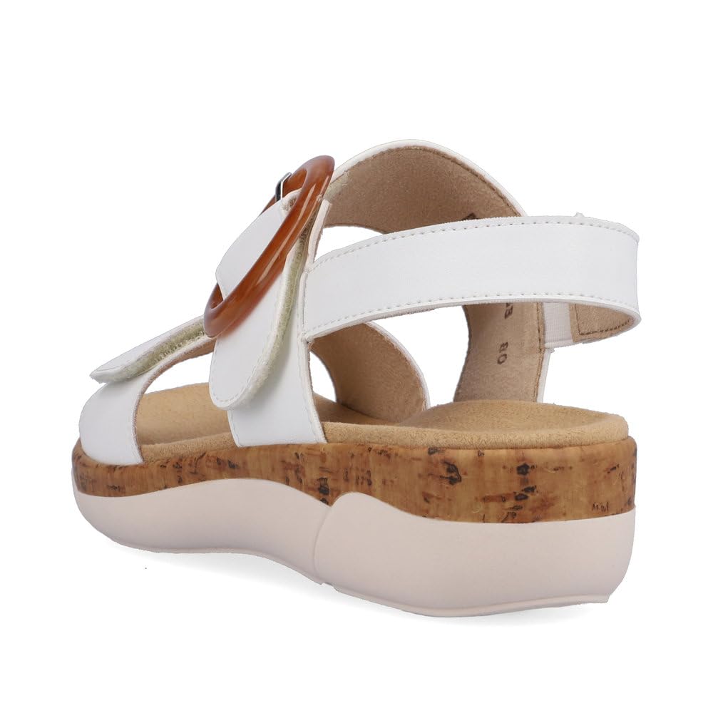 Remonte Mujer Sandalias R6853, señora Sandalias clásicas,Plantilla Desmontable
