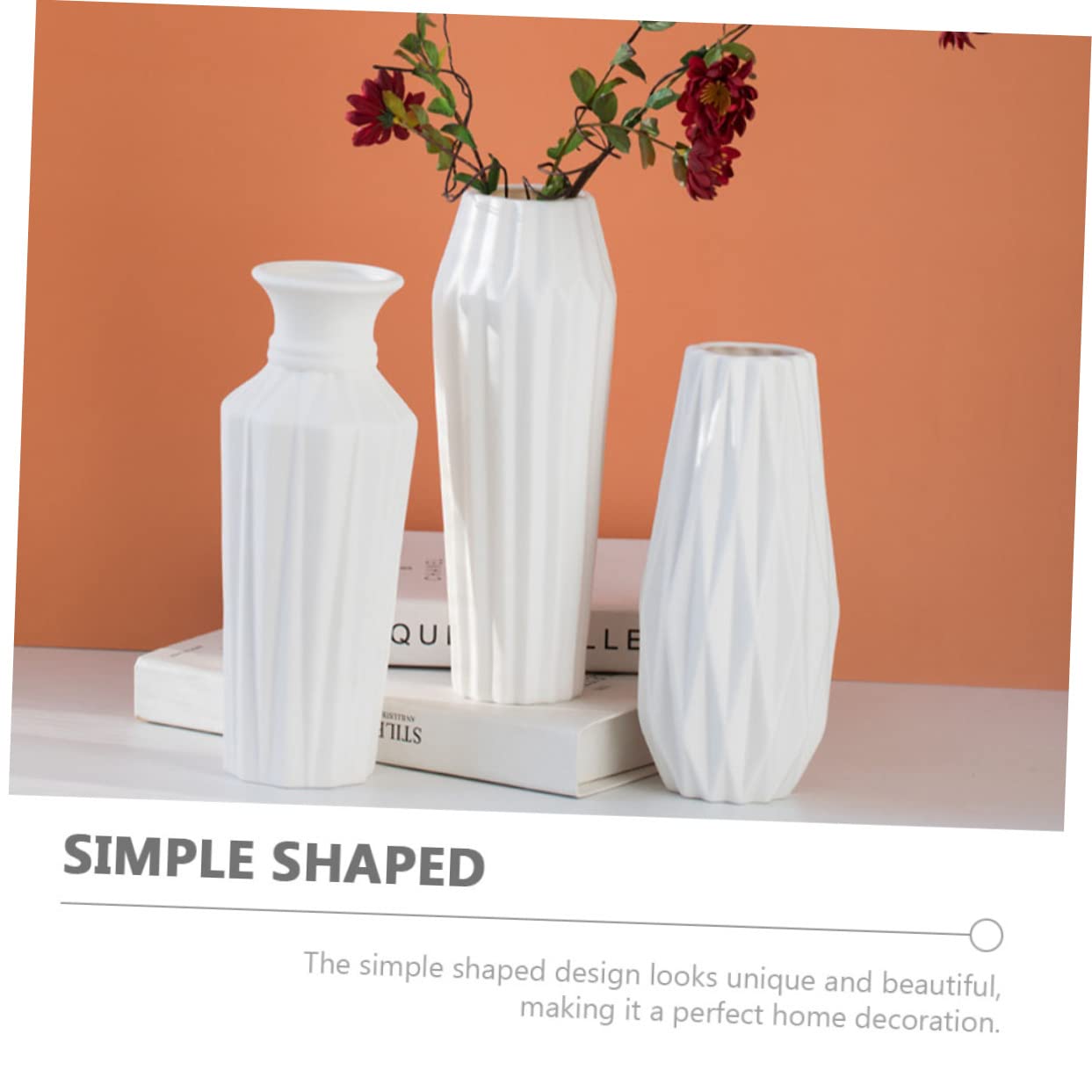 PRETYZOOM Keramik Vase Set Tisch Dekoration Hause Vase Getrocknete Anordnung