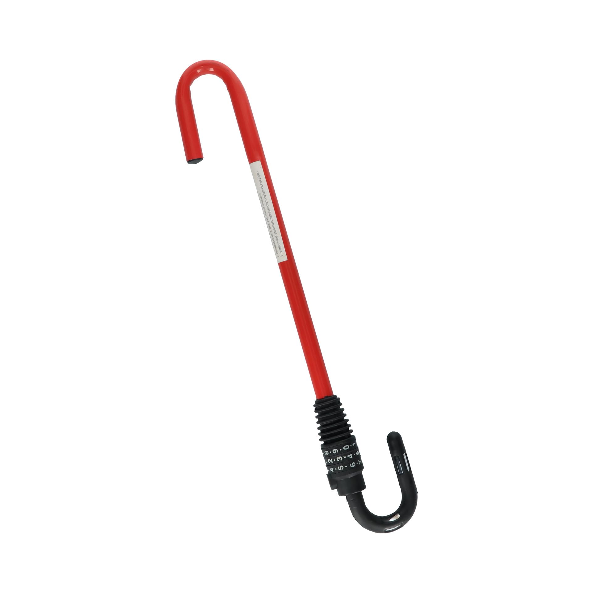 Carpoint Serrure de Volant avec Serrure à Combinaison, Noir/Rouge