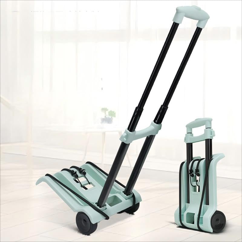 Carrito plegable portátil con ruedas 100 lbs miniatura 5