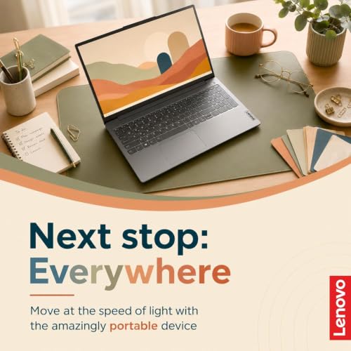 Image of Lenovo 15.6 inch FHD Laptop, 8GB DDR5 RAM, 640GB Storage