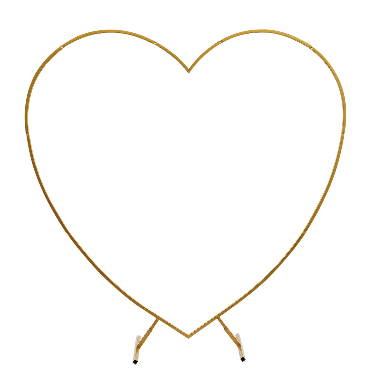 Ślubny łuk weselny, rama w kształcie serca, stojak na łuk balonowy, stojak na kwiaty, balony, stojący, metalowy, Loving Heart, łuk balonowy, na urodziny, imprezę, ceremonię dekoracji, 2 m