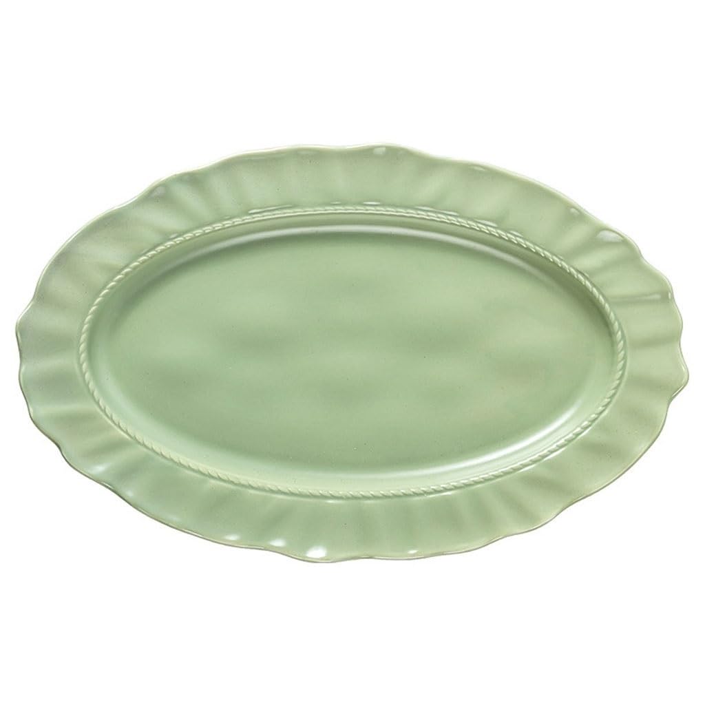 GFHTRELY Dinner Tray Modern Simple Ceramic Fish Plate, Household Dish Plate, Side Dish Plate, Hotel Dessert Plate, Restaurant Mixed Vegetable Plate Dinner Plate