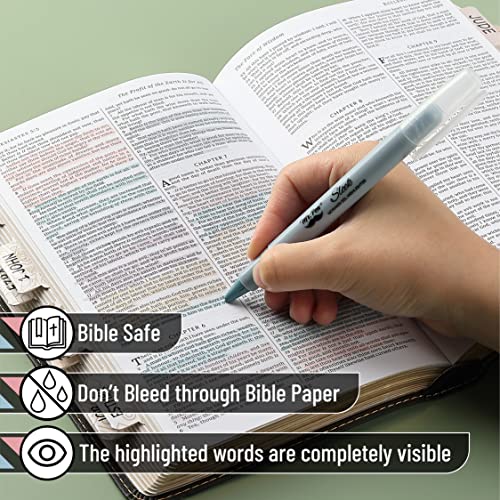 Image of Mr. Pen- No Bleed Gel Highlighters, Morandi Colors, 8 Pack | Bible Highlighters and Pens No Bleed, Bible Markers for Study, Journaling, School Supplies and Accessories