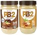 Bell Plantation Powdered PB2 Bundle: 1 Peanut Butter and 1 Chocolate Peanut Butter, 1 lb Jar (2-pack)