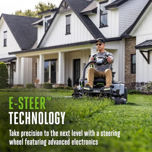 Image of EGO Power+ Z6 e-Steer Zero Turn Electric Riding Lawn Mower, 42 inch - ZT4215S