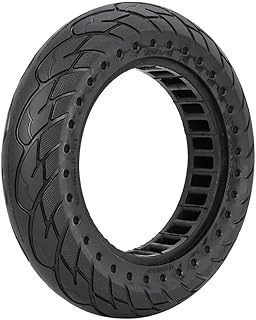 AMAUPCKCA Neumático sólido de Panal sin cámara de 10 Pulgadas (10 x 2,5) for Patinete eléctrico Kugoo M4/M4 Pro, Resistente a pinchazos.(Black)