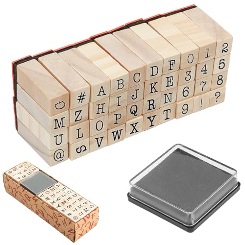 KIPTVO Briefstempel, Holz Gummistempel Kit, Zahlenstempel, Holzbuchstaben zum Basteln, Set von Großbuchstaben Nummer und Symbol, Stempel Holz, für Kartenherstellung, Scrapbooking, Kartenherstellung, KIPTVO Briefstempel, Holz Gummistempel Kit, Zahlenstempel, Holzbuchstaben zum Basteln, Set von Großbuchstaben Nummer und Symbol, Stempel Holz, für Kartenherstellung, Scrapbooking, Kartenherstellung,