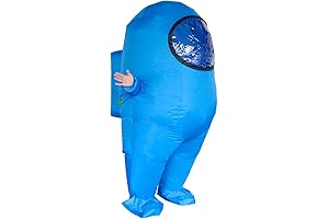 Impostor Inflatable Costume for Adult Funny Halloween Spacesuit Costume Astronaut Figures for Adult Game Fans