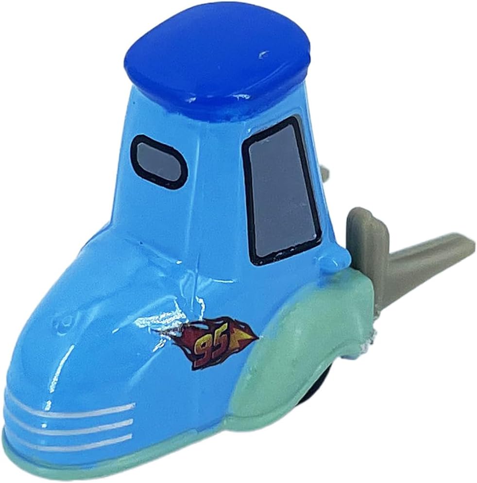 2PCS Portable Small Toy Car 1:55 Diecast Model Metal Body Racers for Preschool Kids 3+ Year Boy Gift (Yellow+Blue)