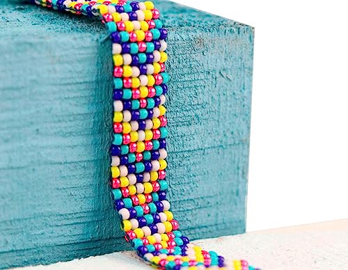 Japanese Rockabilly Beads Shiny Turquoise Blue 2.2mm.11/0 100g, 2,2 mm - Image 2