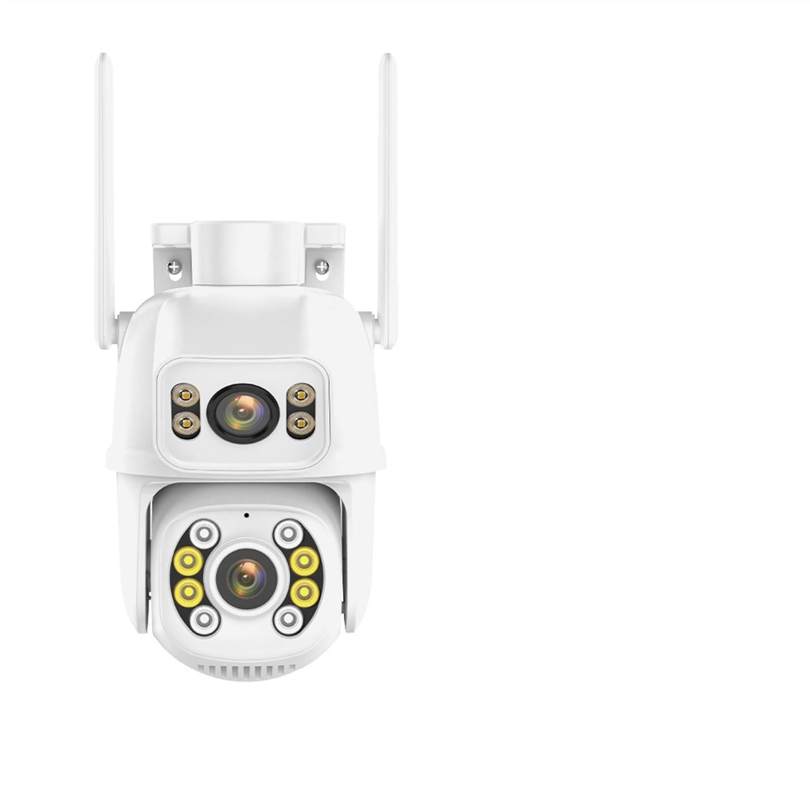 CVFRDD Dual Lens PTZ Camera 8MP 4K Surveillance Camera Dual Screen Security Portection Auto Tracking 1080P Security CCTV Cam(8MP With 64GB)