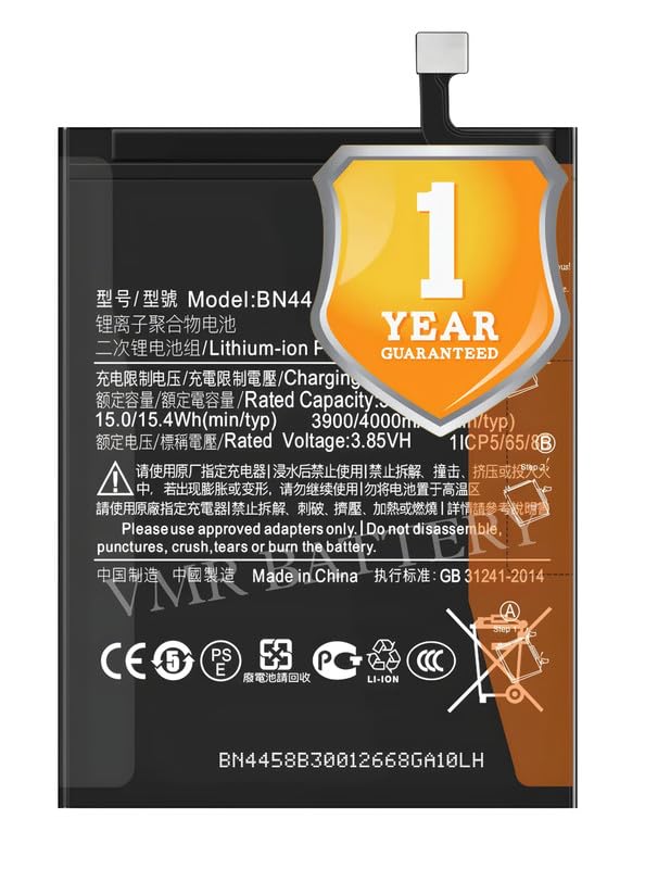 Image of Original BN44 Battery Compatible for Xiaomi Redmi Note 5 (Redmi 5 Plus) (MEG7, MEI7) - 4000mAh - 1 Year Warranty K7