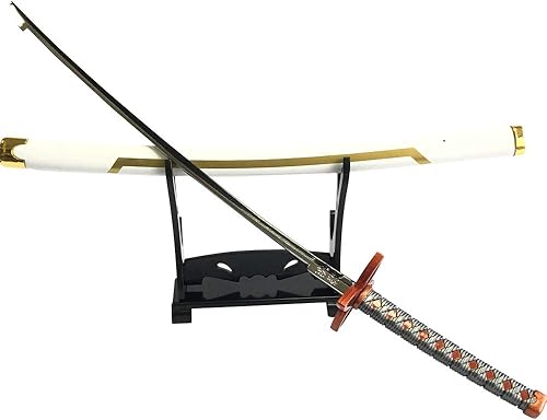 Espada Samurai de Demon Slayer de 10'', espada de colección juguete, para fiestas, regalos, espada de metal colecciones decoración de habitación