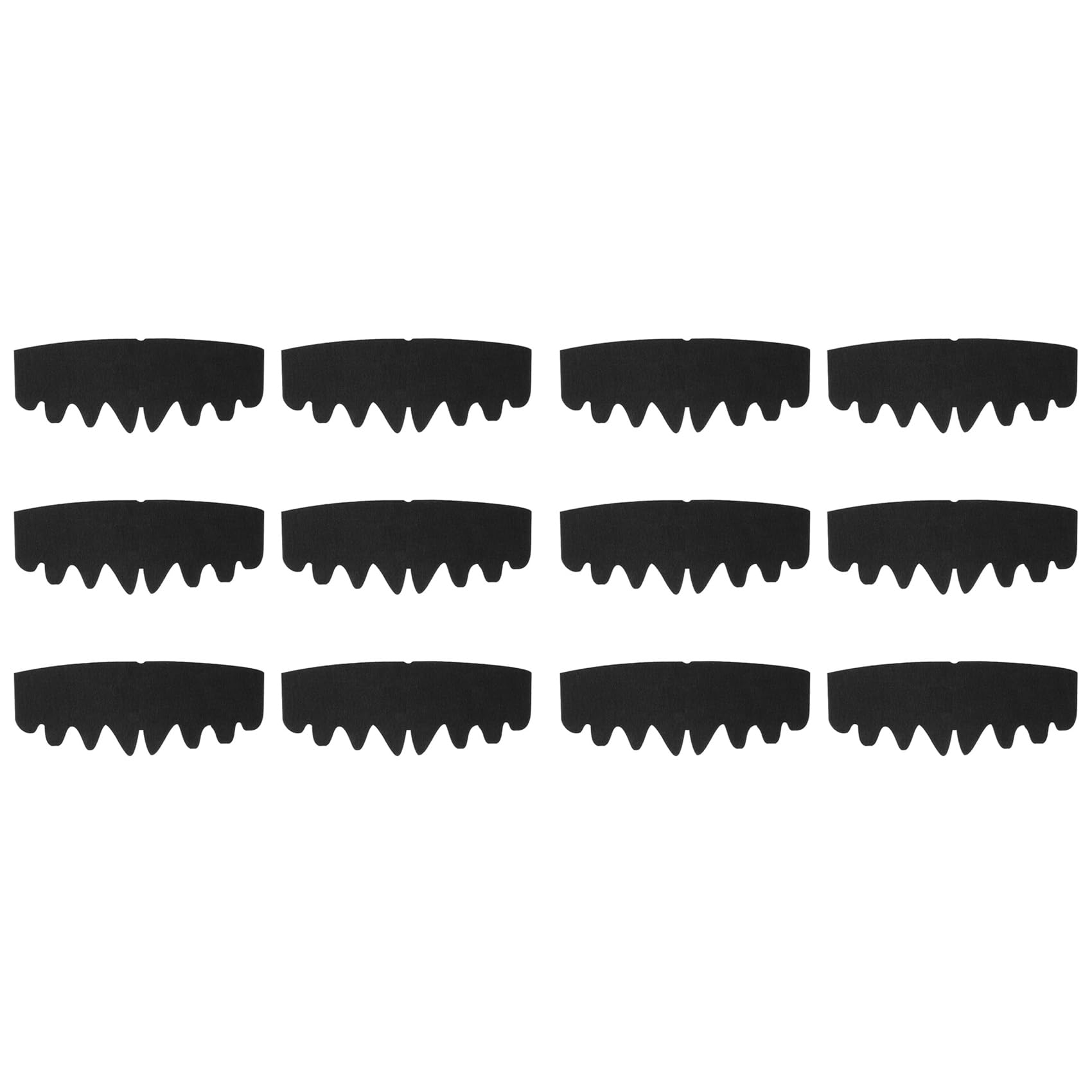 Hndhbfgrt Baseball Caps Inserts Shapers, Flexible Washable Reusable Hat Liner Cap Fitter Inserts, Felt Hat Sweat Liner 12pcs