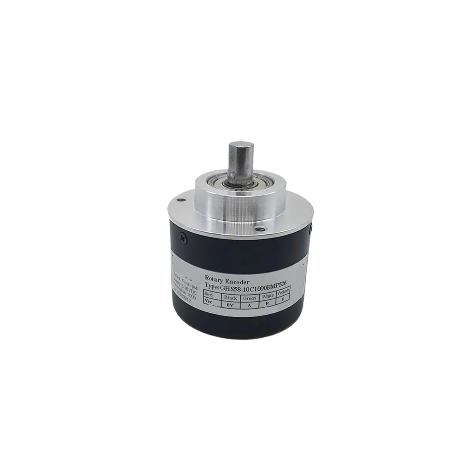 ZIDRMTKVK Pulse Incremental Rotary Encoder GHS58-08C Series 8mm Shaft 500 1000 1024 2000 2048 2500 3000 3600ppr p/r(2500ppr)