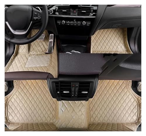 トランクマット に適合する MG HS 2018-2024用 フロアマット トランクマット フットパッド カーペットカバー 内装アクセサリー 車内滑り止めマット(Beige-Floor)