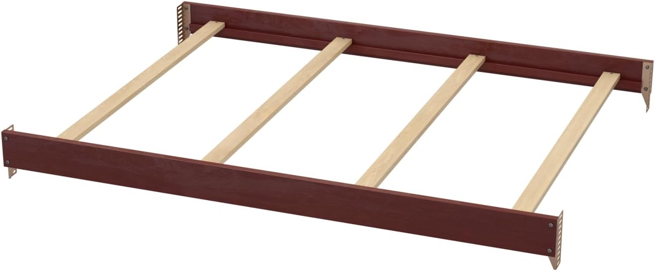Full-Size Conversion Kit Bed Rails for Dream on Me Convertible Cribs - Solid Wood Rail - Toddler and Adult Bed Rail for Full-Size Beds - Essential Nursery & Baby Furniture (White, Full)