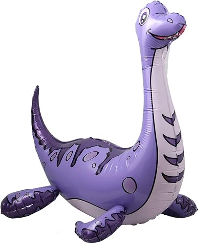 Globos de dinosaurio de pie con diseño de tiranosaurio para fiesta de cumpleaños, baby shower. Kit de decoración de suministros inflables para Globos de dinosaurio de pie con diseño de tiranosaurio para fiesta de cumpleaños, baby shower. Kit de decoración de suministros inflables para