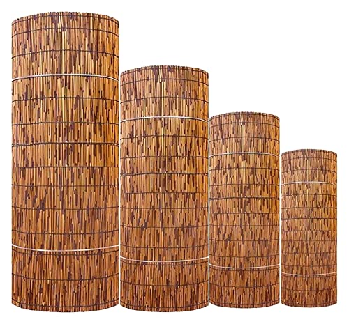 NingJ Reed-Zaunrollen, Terrassen-Sichtschutzpaneele, umweltfreundliche...